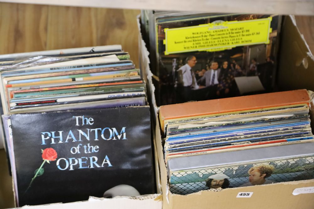 A large quantity of vinyl LPs and singles, Rock Pop, Jazz and Classical